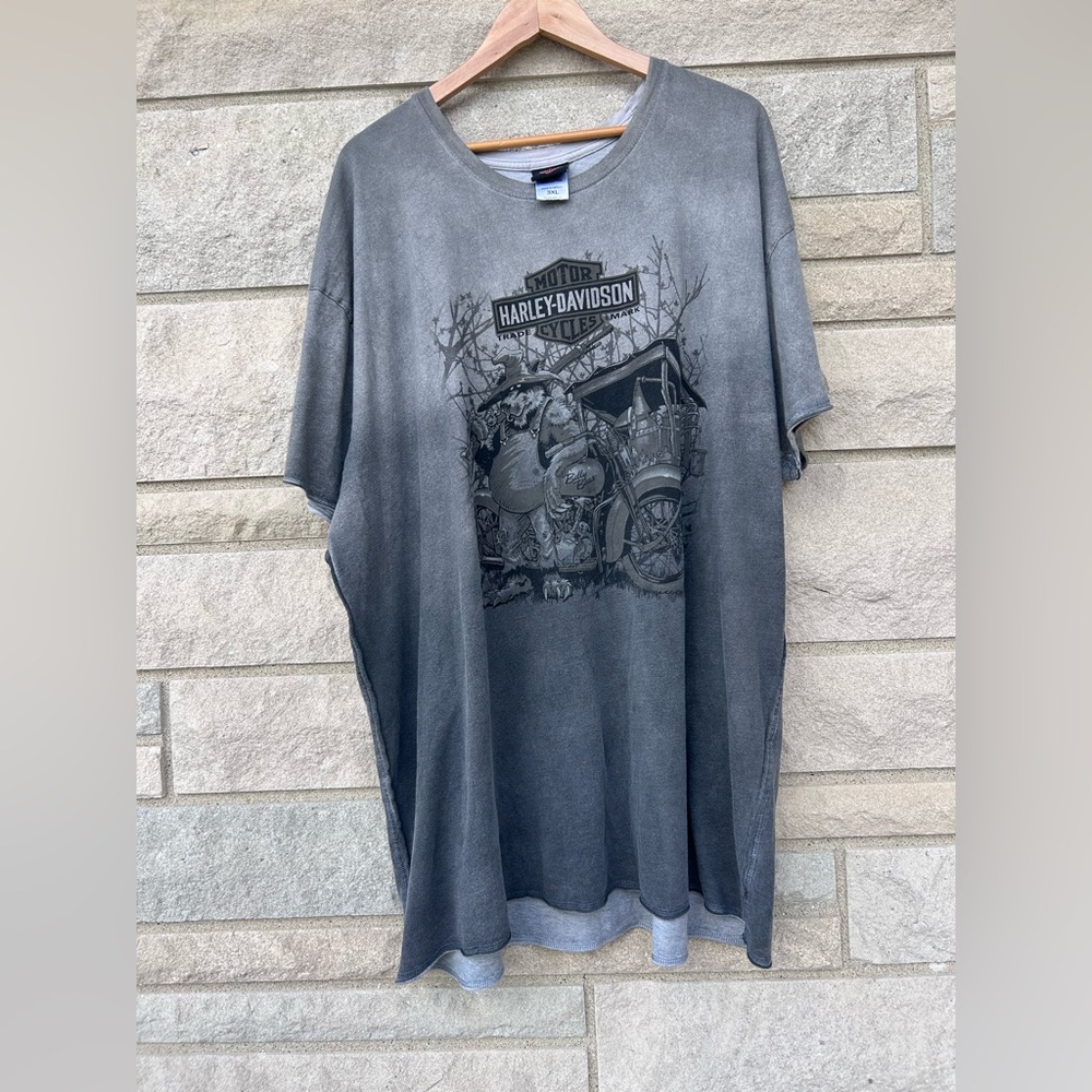 Harley Davidson T Shirt Men’s 3XL Hillbilly Harley Billy Bear Motorcycle Biker